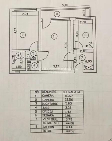 COLENTINA Doamna Ghica,et.2/10,Amenajat.Liber - 7
