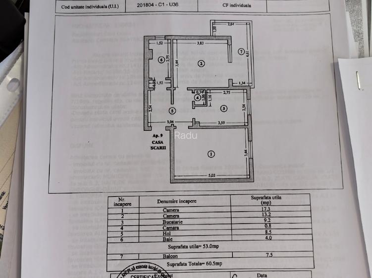 Vand apartament 3 camere Tomis Nord Omv Boema - 8