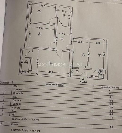 Apartament 4 camere zona Tomis Nord - Oxford - 10