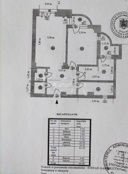 2 Camere 66m.p. | Decomandat | Mobilat si Utilat | Zona Unirii - 9