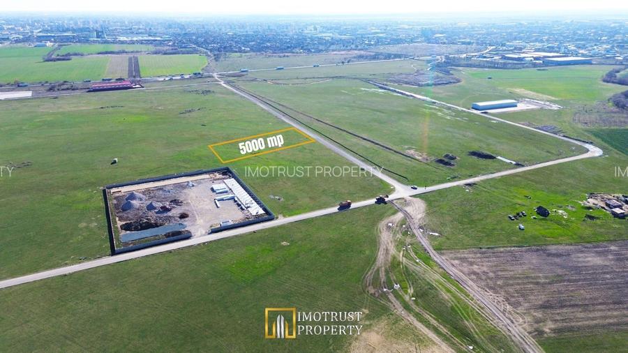 Teren pentru hale industriale Arad – 5.000 mp | PUZ aprobat | - 2