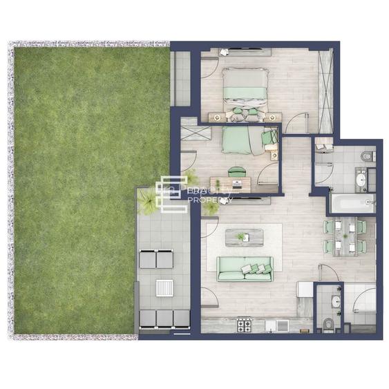 Apartament 3 Camere | 66 mp + gradina 63 mp | – Sibiu - 12