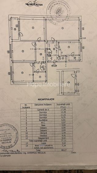 Brancoveanu - Stoian Militaru - 4 camere + boxa - 13