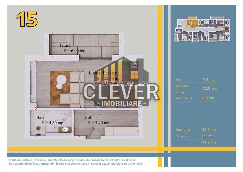 Garsonieră, 42mp, Comision 0, Pallady - metrou Nicolae Teclu - 1