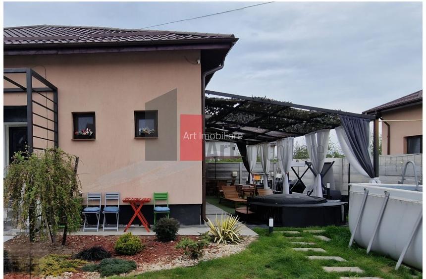 Vanzare casa moderna cu piscina si zona de fitness --Mihailesti - 4