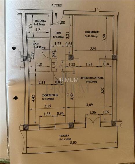 RONAT | 3 CAM | ET.2 | LIFT | PARCARE | CENTRALA | MOBILAT - 8