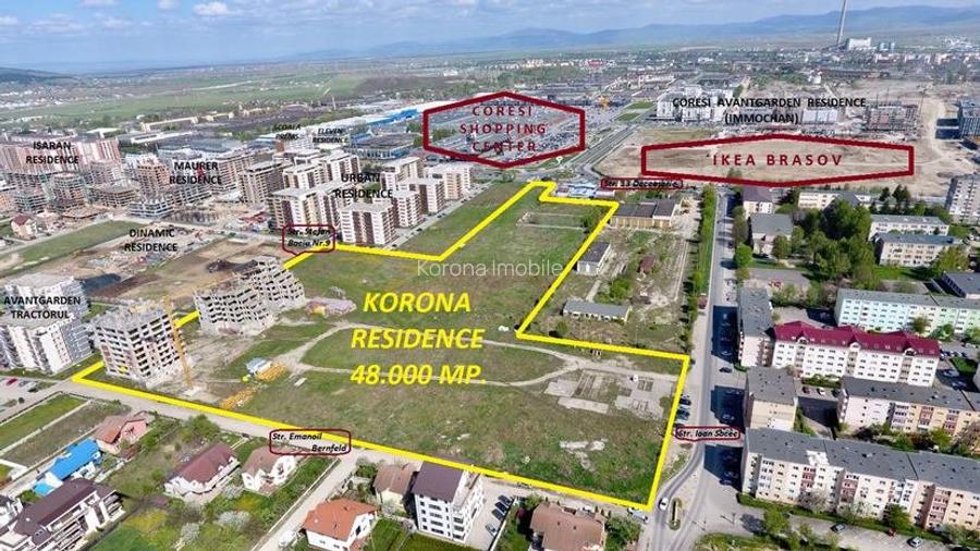 Propietar vand teren 53850 mp in zona Coresi, Tractorul , Brasov . - 6