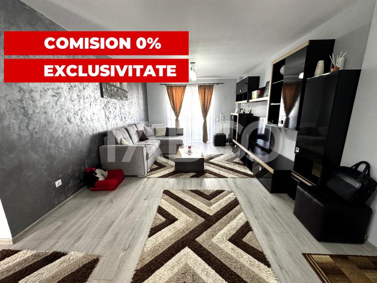 Apartament etaj intermediar 3 camere 66 mpu 2 balcoane parcare Sibiu