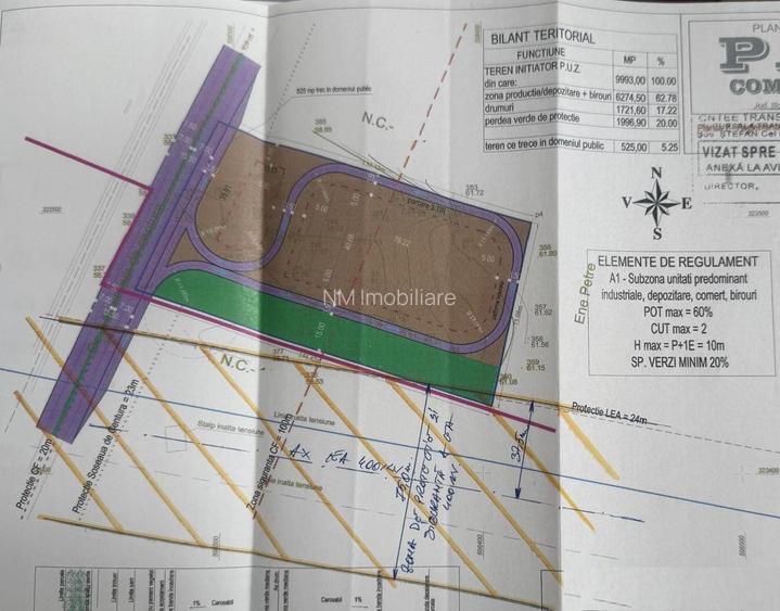 Teren industrial 10.000 mp Soseaua de Centură, PUZ aprobat - 2