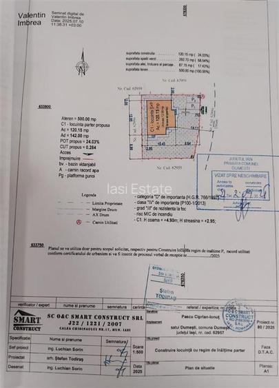 Ocazie! Dumesti Letcani CASA PARTER 3cam. SC-120mp TEREN 500mp cu utilitati - 15