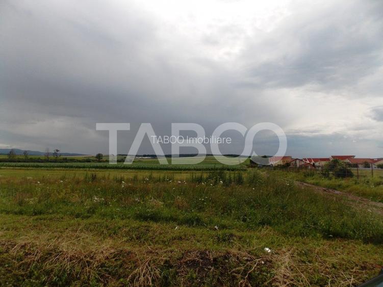 Teren de vanzare 10000 mp CF 107274 deschidere de 42 m in Sura Mica  - 8