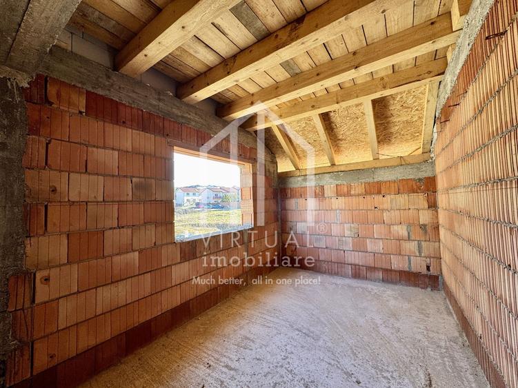 Casa cu 4 camere, 117mp utili+terasa acoperita(26mp), teren 334mp