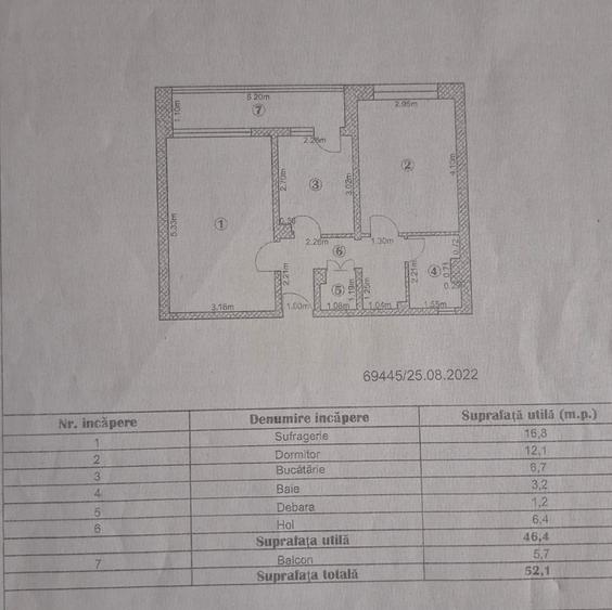 Ap. 2 dec. Micro 20, etaj 4/10, liber