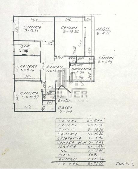 Apartament cu 4 camere dec./78mp/zona Primaverii. - 5