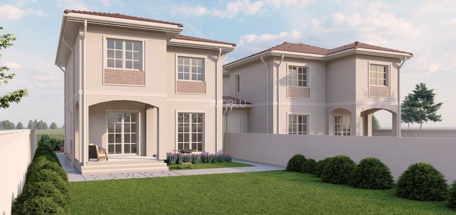 1/2 Duplex, 5 camere, 2 bai, camera tehnica, 119mp, 300mpT , Giarmata! - 26