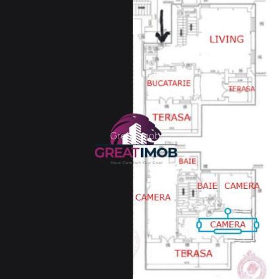 PENTHOUSE UNIRII 4 CAMERE 216MP - 3