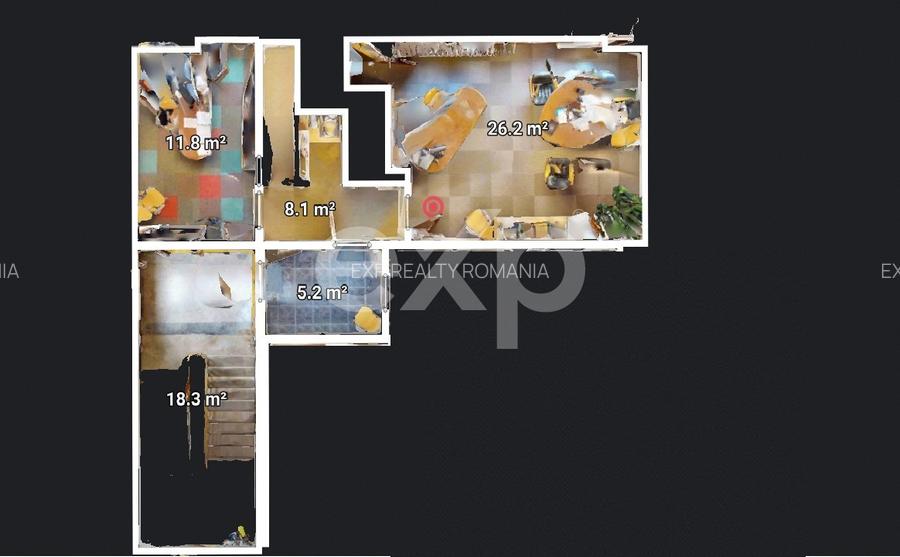 2 Camere in Astra | 52 mp | Versatil: Rezidential sau Sediu Firma - 14