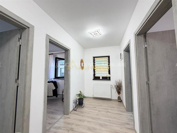 Duplex mobilat si utilat - 4 camere - 2 bai - 300 mp teren - 17