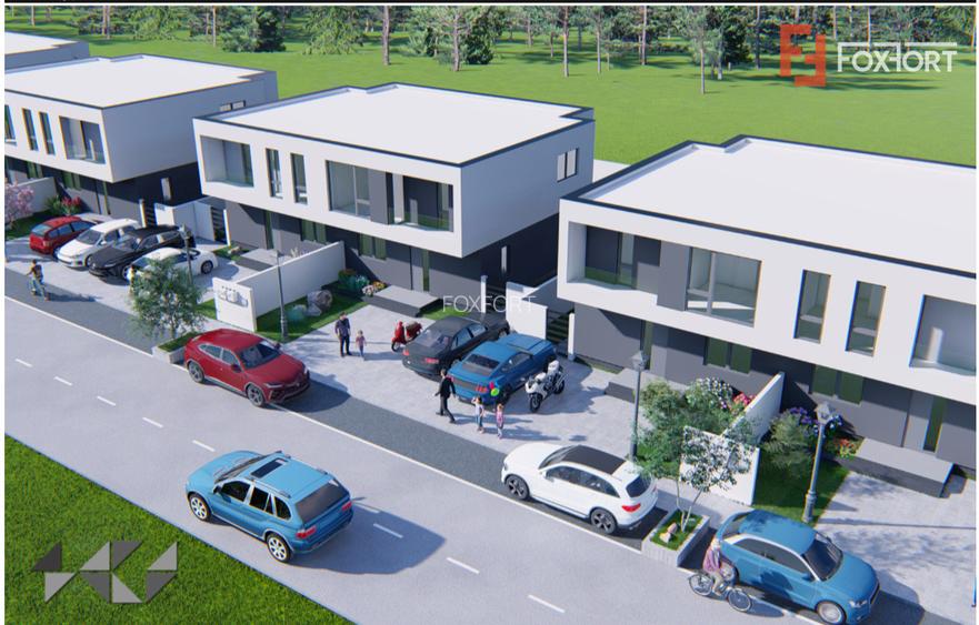 Duplex intreg 8 camere, LA ROSU, de vanzare in Sacalaz, la intrare - 2