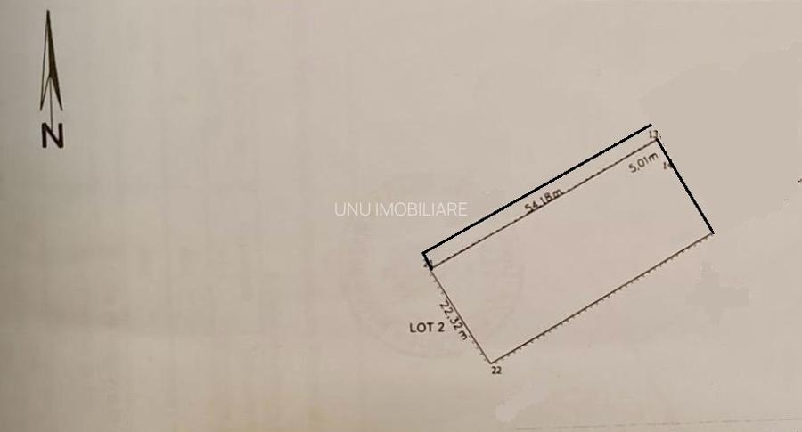 Teren 1200 mp intravilan Rediu vedere Lac Rediu toate utilitatile intre case - 2