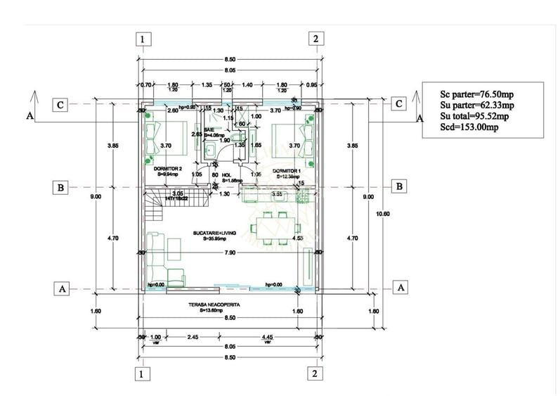 Teren 500mp cu Proiect Resort exclusivist-panorama lac Colibita - 9