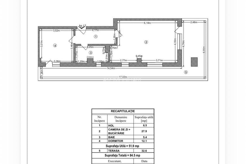 AP. 2 CAMERE, BLOC NOU - TERASA 32 MP, MUTARE IMEDIATA ,COMISION 0% - 9