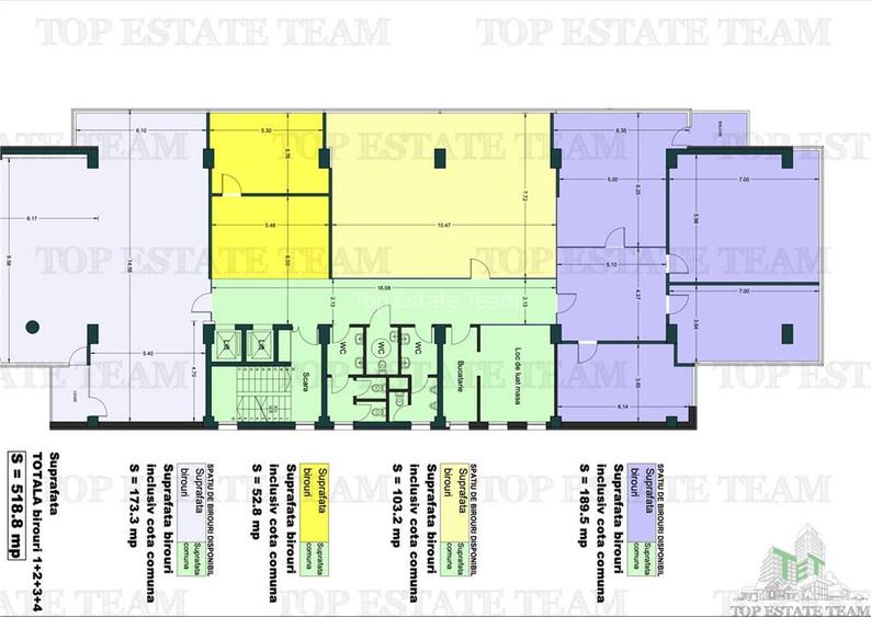 Spatiu de Birouri de 518 mp in Zona Lujerului - 5