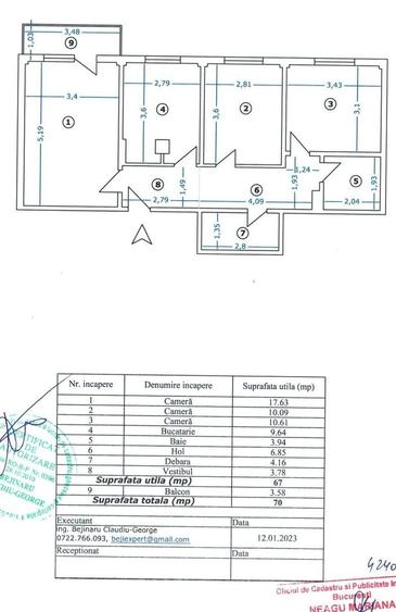 3 camere DECOMANDAT || TURDA - 8