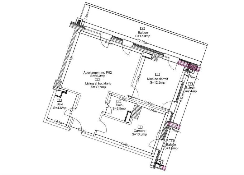 Apartament 3 camere | Terase generoase | 0% comision | Wings - 1