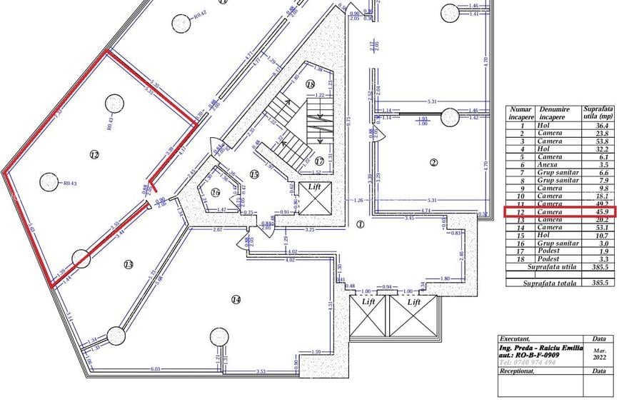 Spatiu de birouri | Vitan Center | Utilitati incluse | 46mp - 5