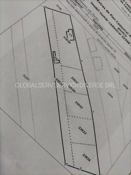 FARA COMISION in Sabareni 4 loturi teren intravilan aproape  asfalt merita vazut - 1