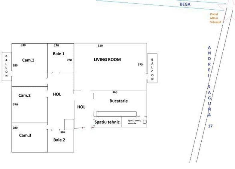 Andrei saguna | 4 Camere | Decomandat | Boxa - 8