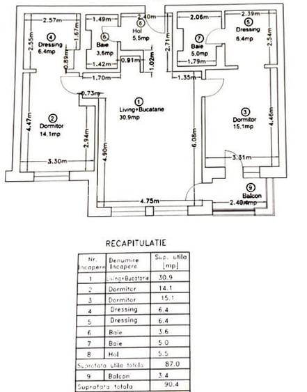 Apartament 3 camere Pipera | Loc de parcare inclus - 1