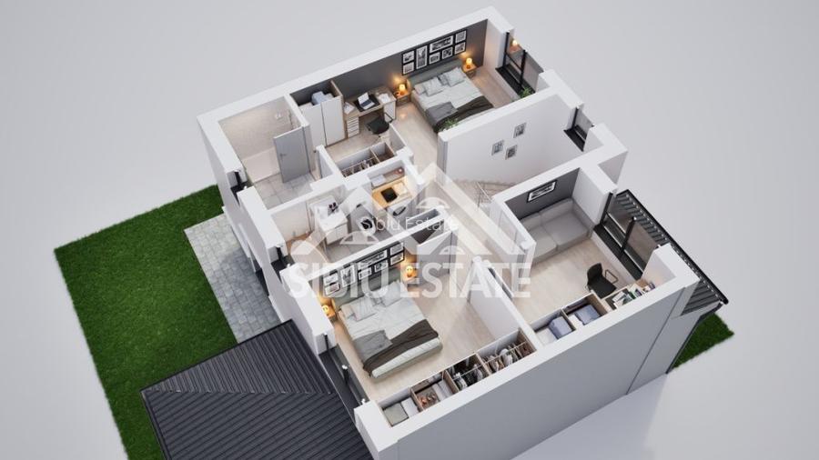 Casa ideală lângă Sibiu, cu 4 camere - confort si liniste! - 6