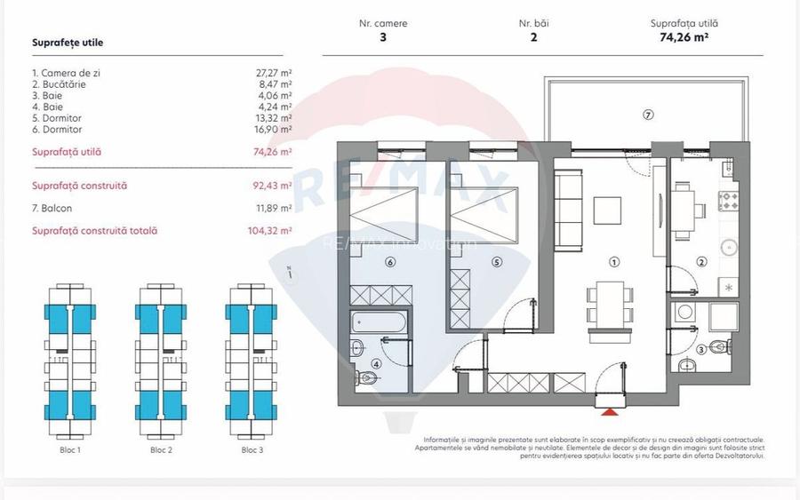 Vanzare ap 3 camere Bld Th Pallady - 6