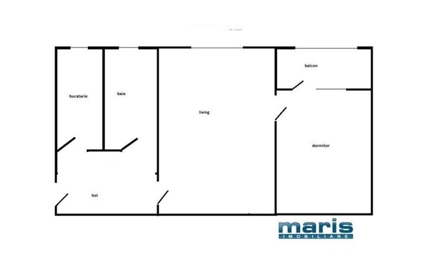 Tudor - Dacia apartament 2 camere mobilat + garaj - 10