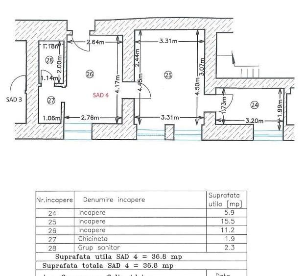 Spatiu birouri - 37 mp I zona Ultracentrala - Piata Unirii - 1