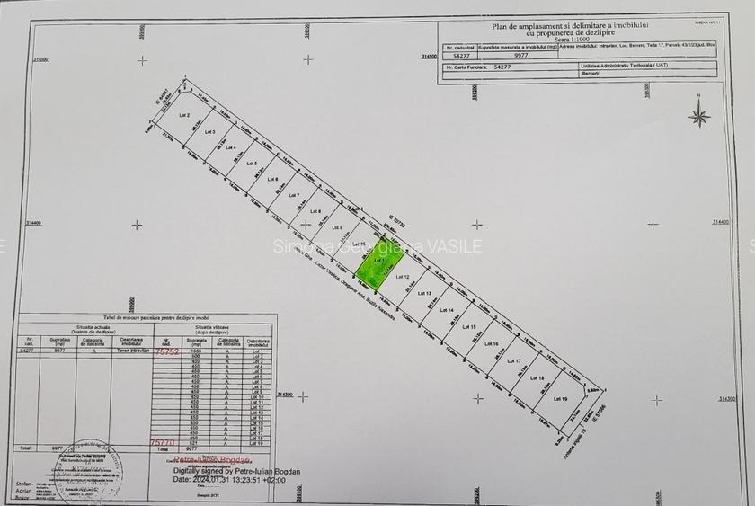 teren intravilan, 450 mp, Comuna Berceni, strada Plopilor - 5