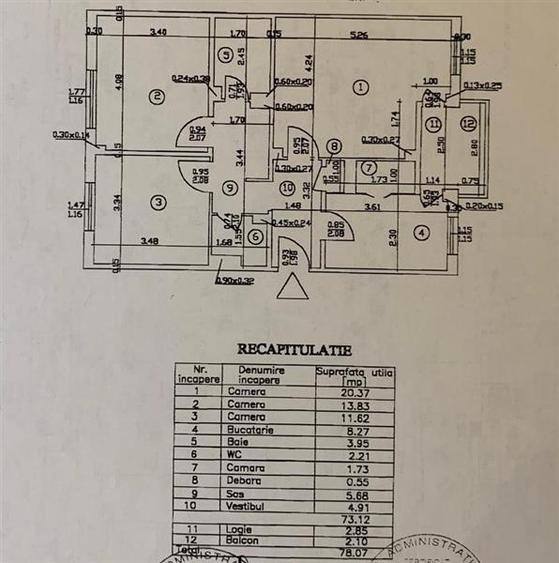 Vanzare Apartament 3 Camere Decomandat Berceni-Secuilor