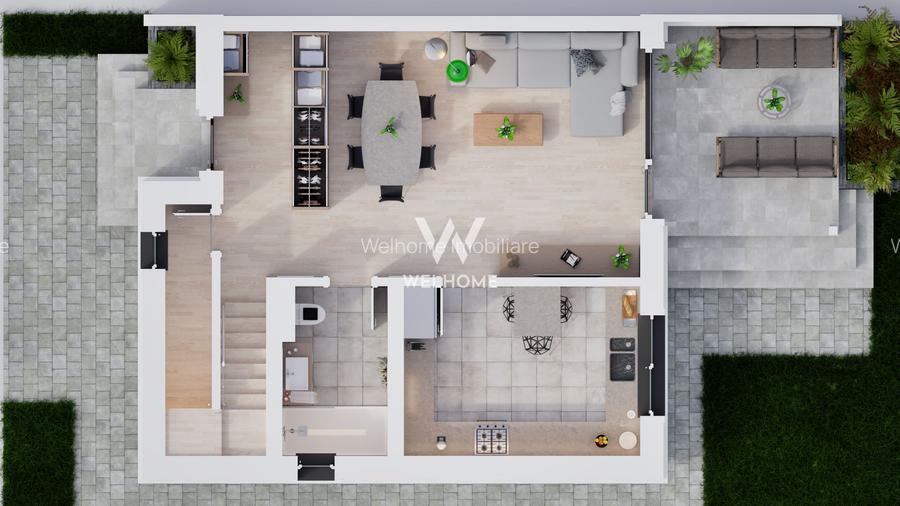 Casa tip duplex - 300 mp teren - Sura Mica - 1