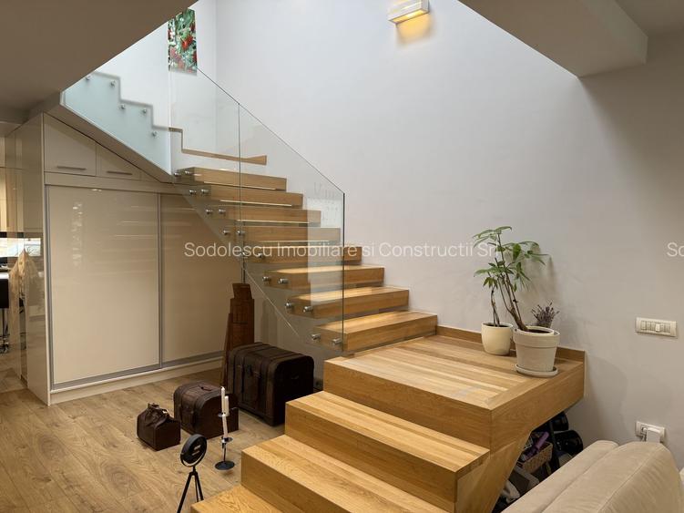 Duplex modern – arhitectură contemporană, spații luminoase - 4