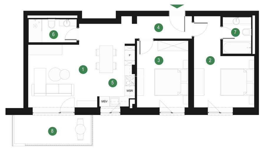 Nou! Apartament 3 camere Olga Gudynn - Pădurea Băneasa - zona Pipera - 1