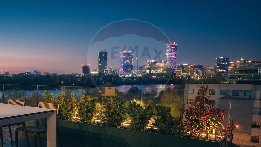 Penthouse exclusivist | Floreasca | singur pe etaj | vedere la lac - 11