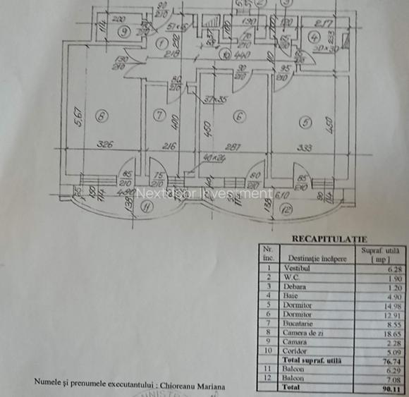 3 camere Unirii - Manastirea Radu Voda - 13