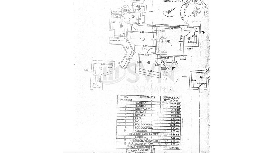 REA1028817 Apartament Unirii - Mantuleasa - fara risc seismic - 12