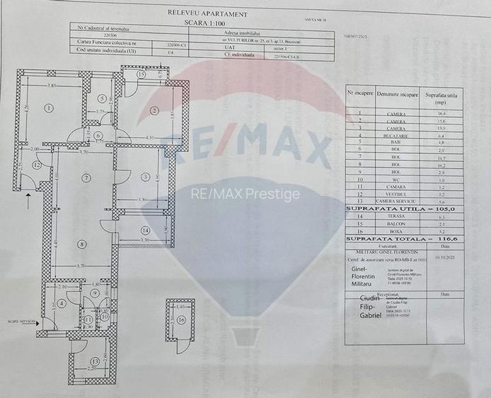 Apartament 4 camere de închiriat – Bd. Unirii / Str. Vulturilor 25 - 30