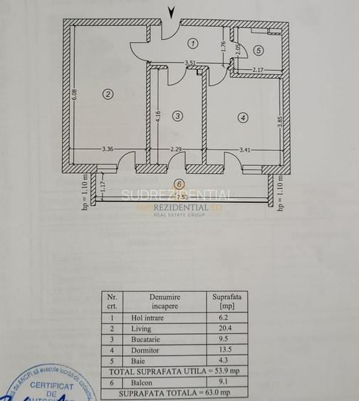 Apatament 2 camere decomandat, disponibil imediat - The Grand Krsital - 1
