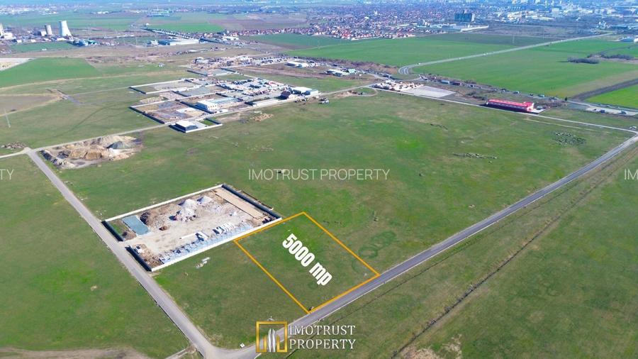 Teren logistic de vânzare 5.000 mp – acces Centura Arad | PUZ aprobat - 2