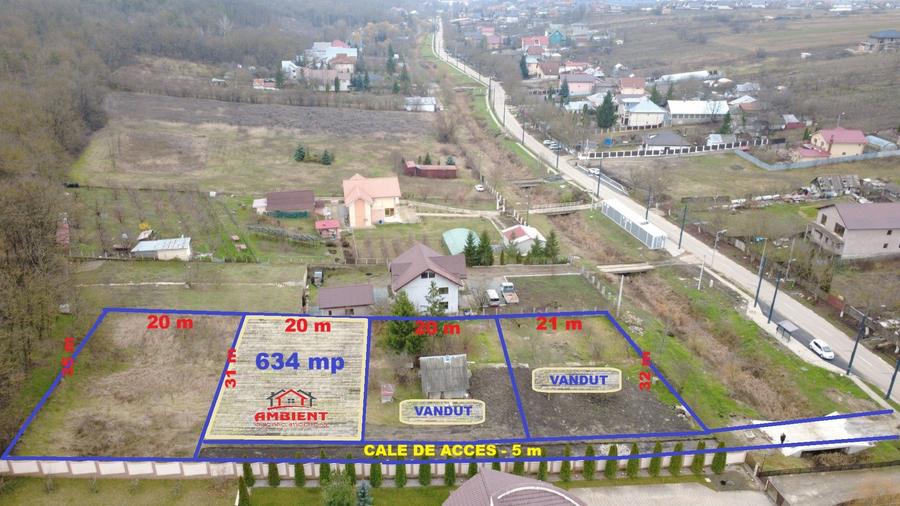 LOT teren INTRAVILAN, 634 mp, VASLUI, strada CASTANILOR;