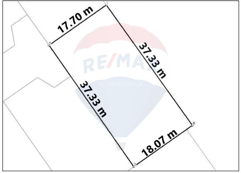 Teren intrare Sanpetru 668mp, str Tudor Arghezi-cu AC imprejmuire - 1